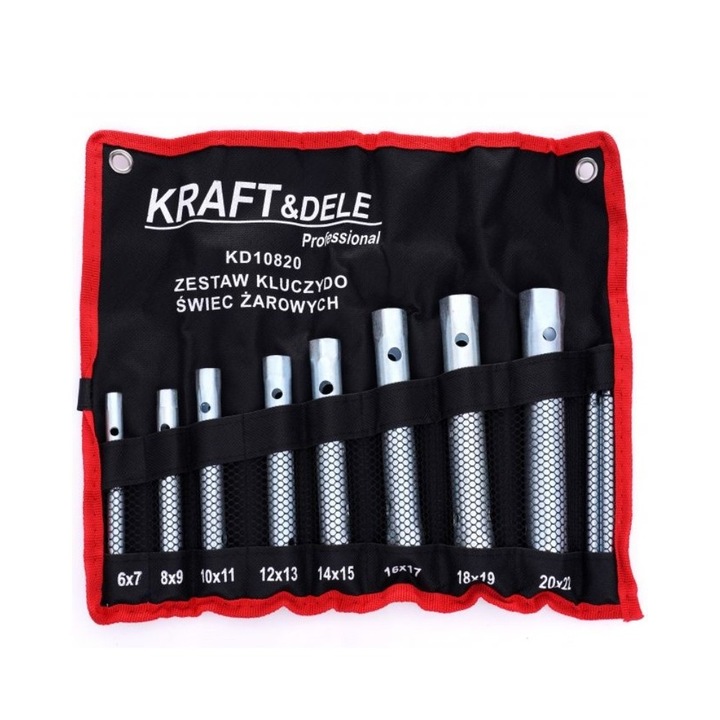 Set chei bujii incandescente, Kraft&Dele KD10820, 10 piese