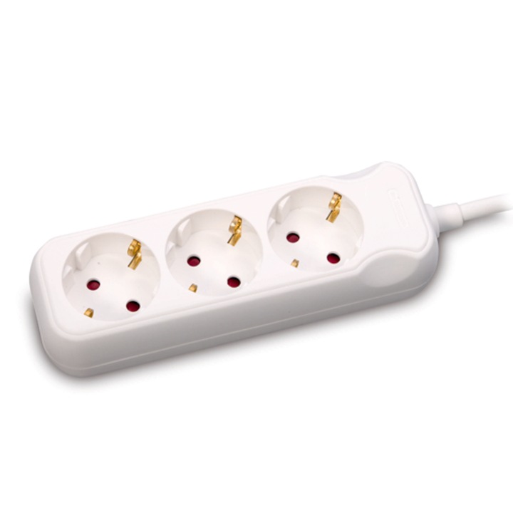 Prelungitor 3 prize cu protectie copii 5 metri 3x1mm2 3680W