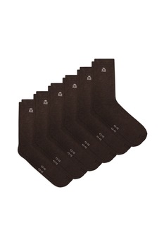 Set 6 perechi, Sosete din bumbac, EB Prime, confortabile si respirabile, Brun Set 6 perechi, Sosete din bumbac, EB Prime, confortabile si respirabile, Brun