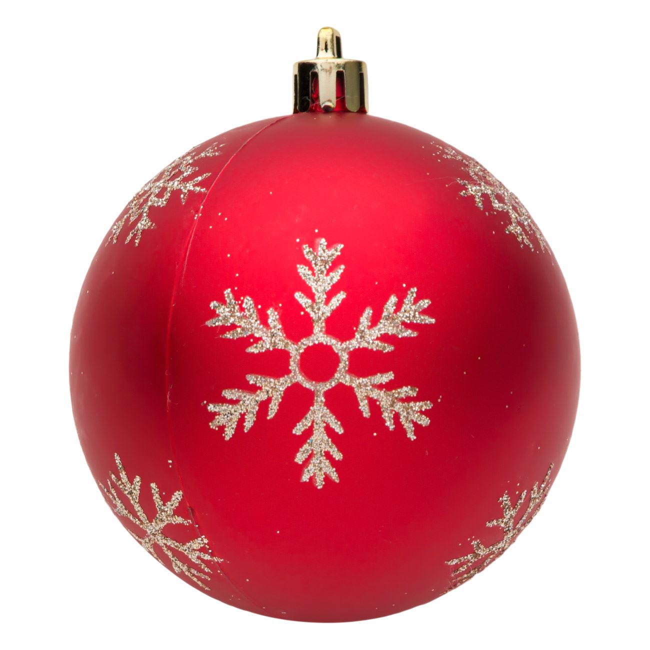 Set 4 globulete, Zola®, pentru bradut,model fulgi sclipiciosi, 8 cm