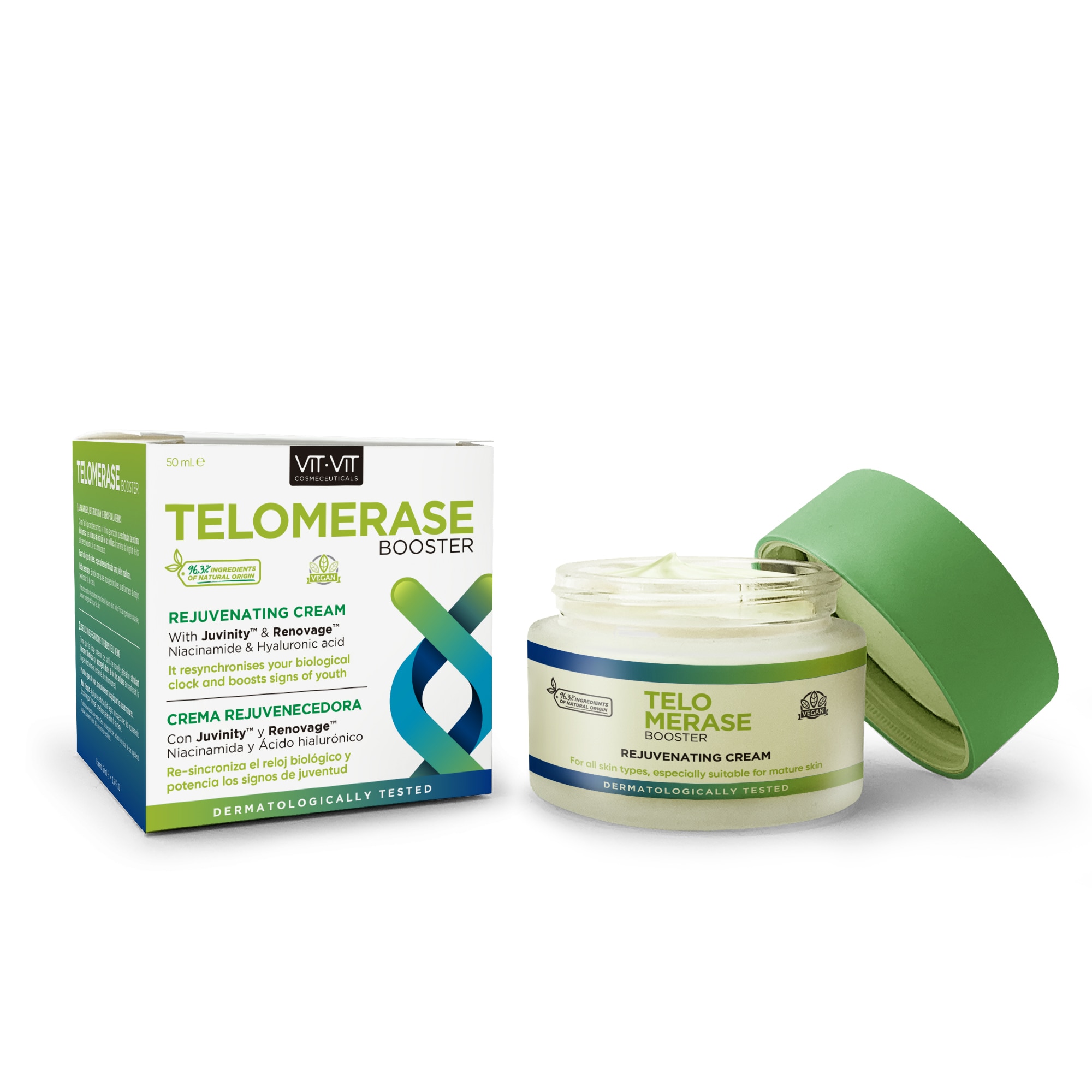 Crema de Reintinerire cu Telomerase, 50 ml, Diet Esthetic