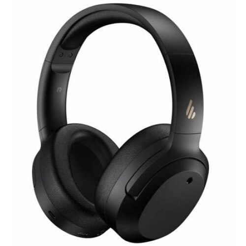 Casti wireless, Edifier, W820NB, On-Ear, Negru, Bluetooth 5.0,Tehnologie anulare zgomot ANC, Functionare pana la 49 h