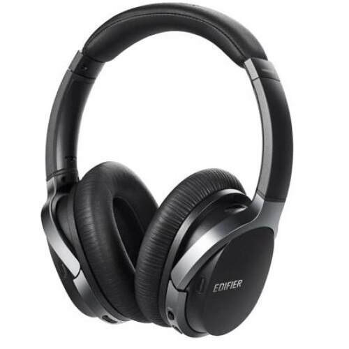 Casti wireless, Edifier, W860NB , On-Ear, Negru, Bluetooth 5.0, Smart Touch, Tehnologie ANC, Autonomie pana la 45h