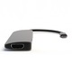 4smarts 6in1 Hub with DeX Function - USB-C хъб поддържащ DeX функционалност, HDMI, USB-C, 2xUSB, SD, MicroSD (тъмносив)