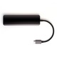 4smarts 6in1 Hub with DeX Function - USB-C хъб поддържащ DeX функционалност, HDMI, USB-C, 2xUSB, SD, MicroSD (тъмносив)