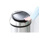 Кош за смет Brabantia Touch Bin 60L, Matt Black, FPP капак, Черен