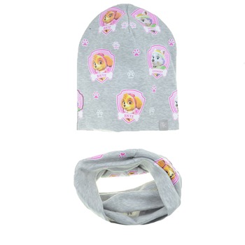 Set 2 piese caciula si fular pentru fete Mini Junior SCFPFMJ-23, Gri 52 CM Standard Set 2 piese caciula si fular pentru fete Mini Junior SCFPFMJ-23, Gri 52 CM Standard