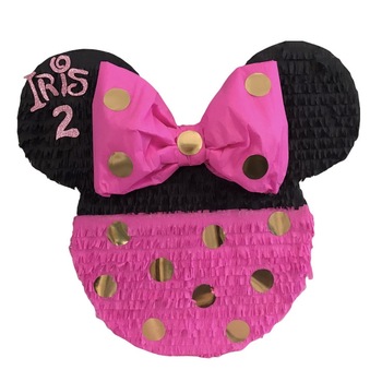 Pinata Minnie 60 cm cu bata si confetti Pinata Minnie 60 cm cu bata si confetti