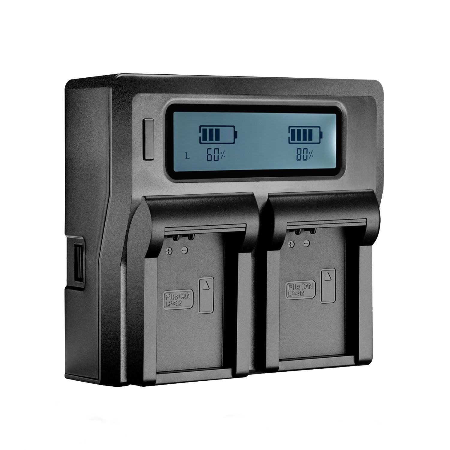 Incarcator Dste, LCD dual, compatibil Canon