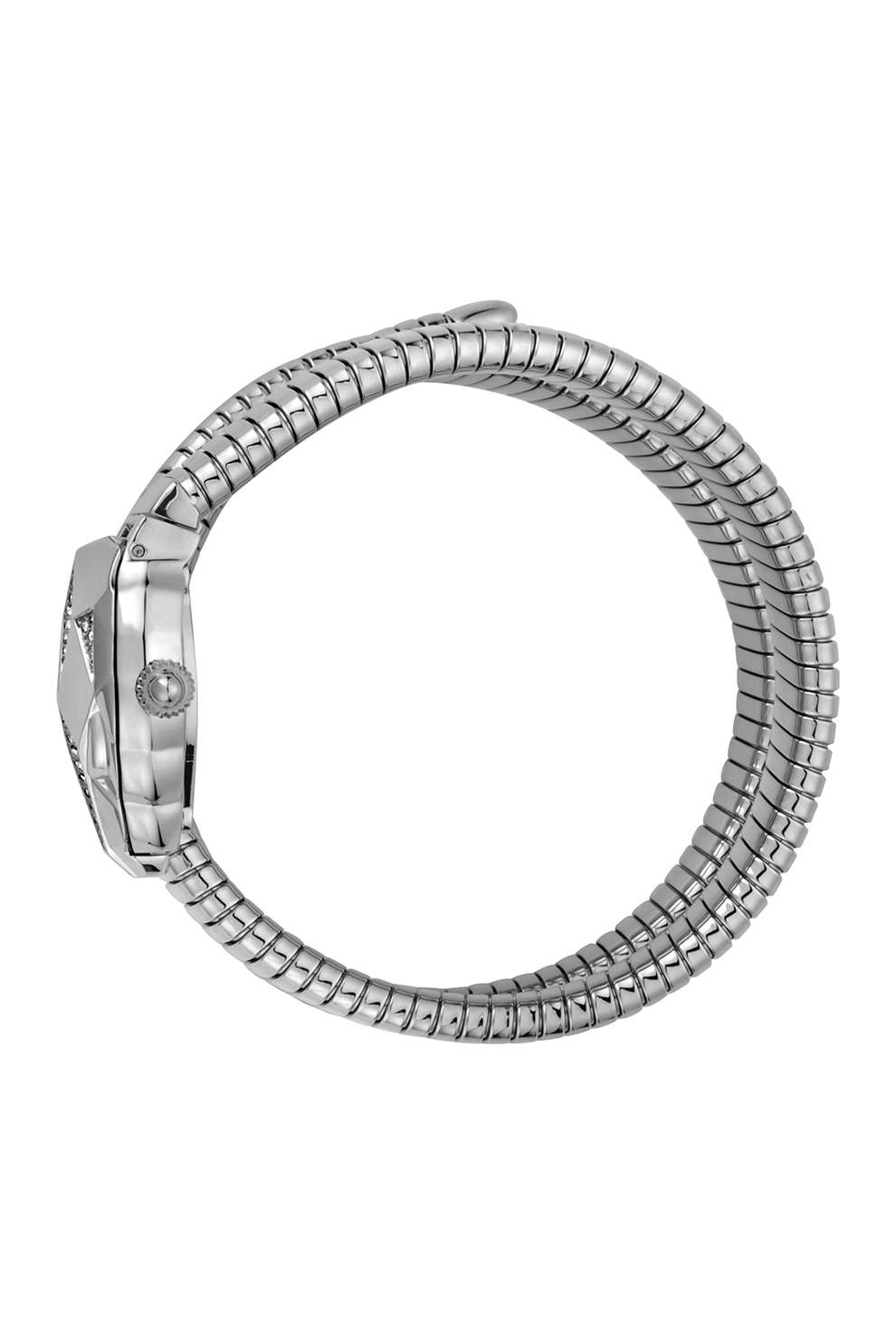 JUST CAVALLI, Иноксов часовник с циркони, Сребрист - eMAG.bg