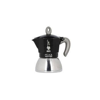 Espressor aragaz New Moka, Bialetti, Aluminiu, 150 ml, Negru Espressor aragaz New Moka, Bialetti, Aluminiu, 150 ml, Negru