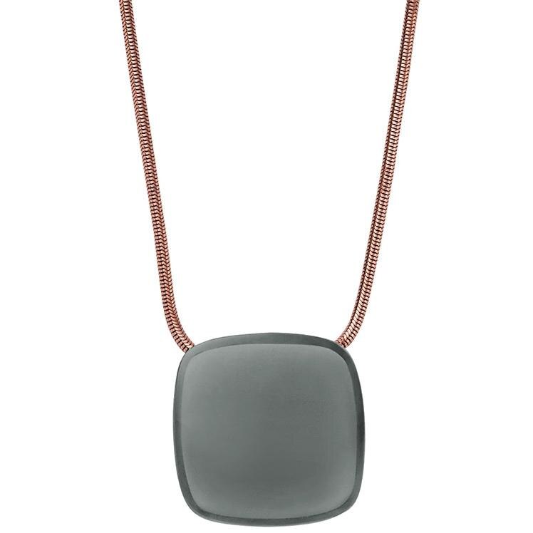 Colier Skagen Sea Glass SKJ0873791, Rose gold, Gri