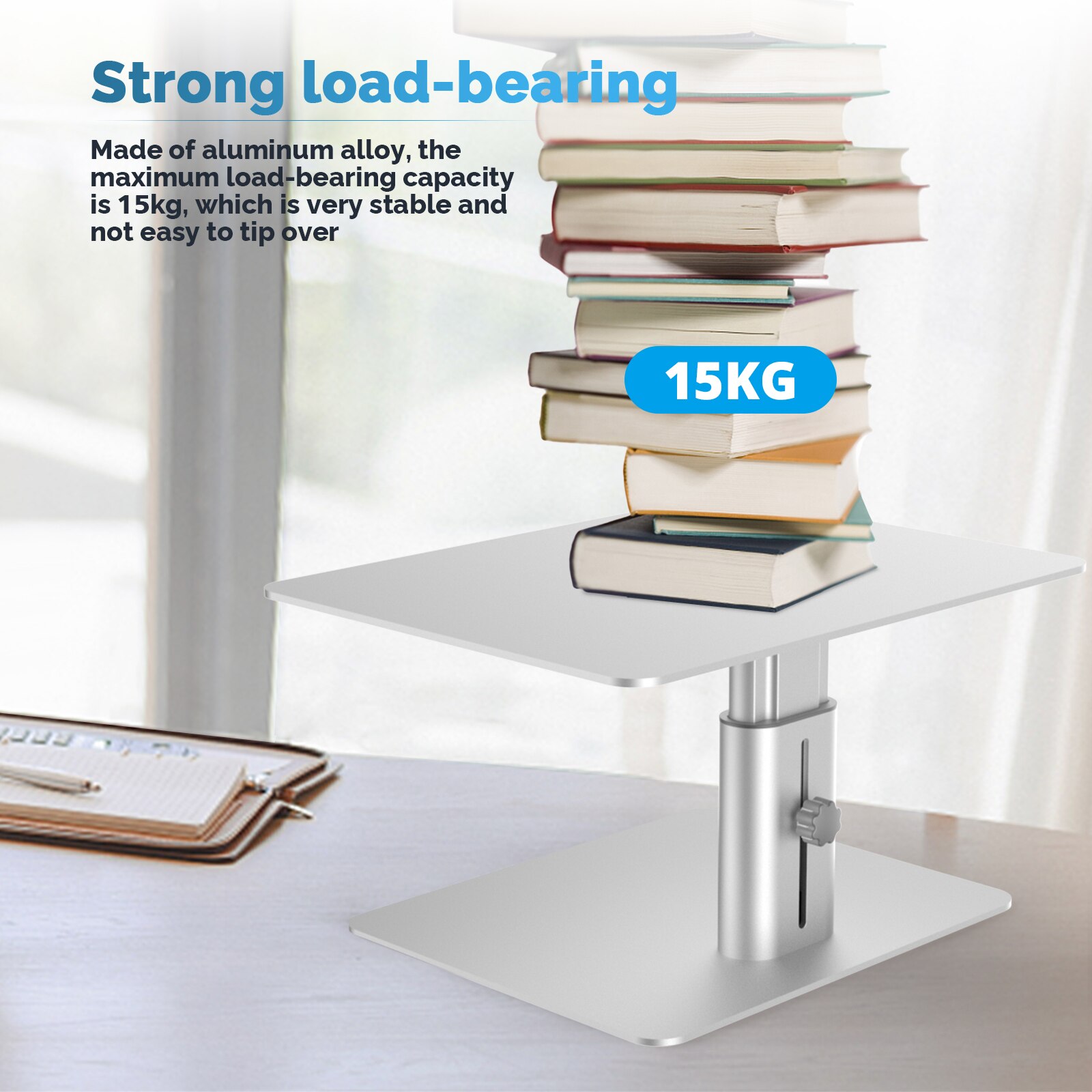 Stand laptop AWAVO, D1, Pliabil, Aluminiu, Argintiu eMAG.ro