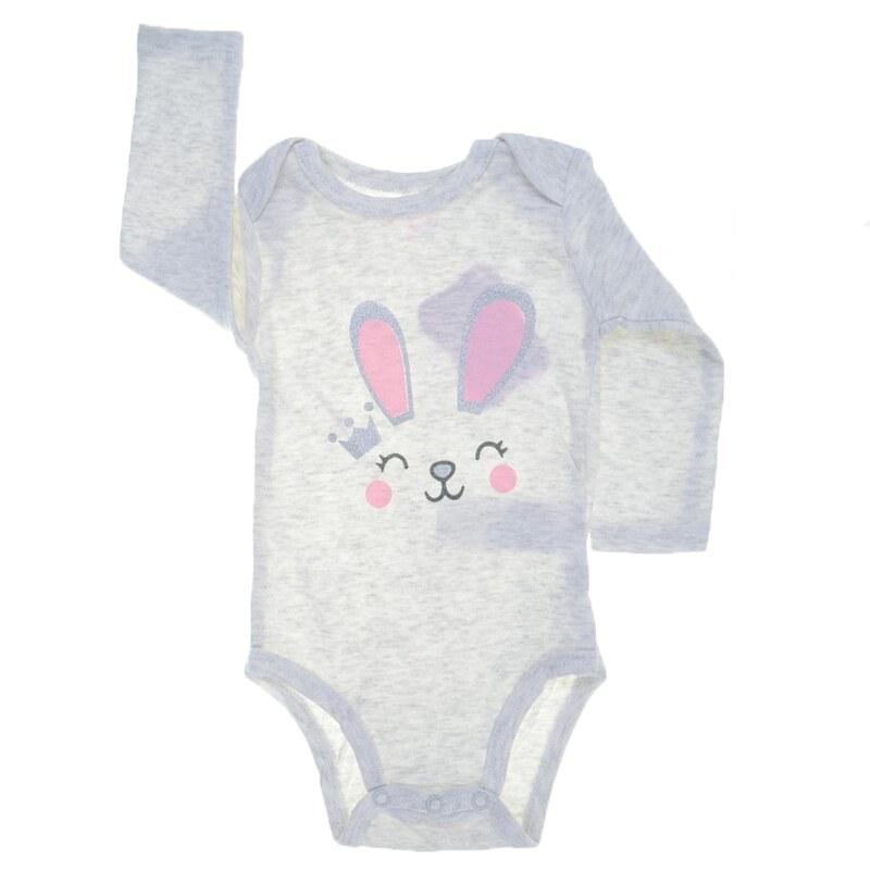 Body cu maneca lunga pentru fete E Plus M 874432-92, Gri 66200