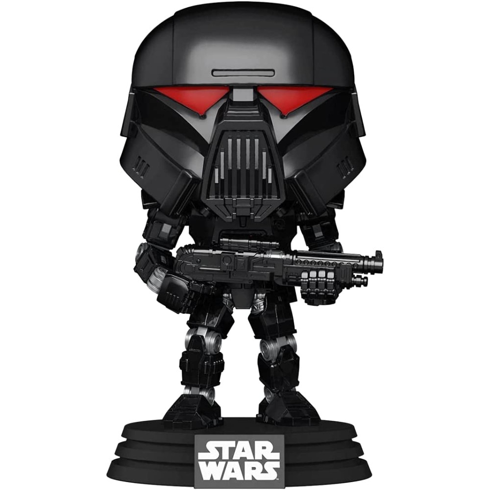 Figurina Funko Pop Star Wars Mandalorian - Dark Trooper (Battle)