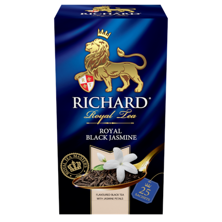 Richard Royal Fekete Jázmin, ízesített fekete tea, filteres, 25x1,8g
