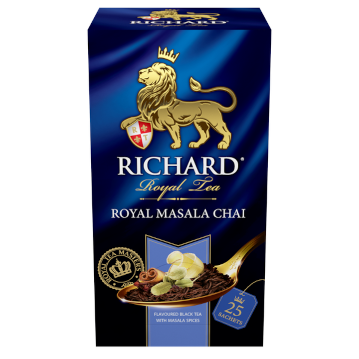 Royal Masala Chai ízesített, fekete tea, filteres, 25x2g