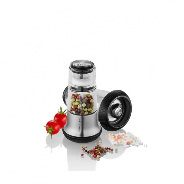 Rasnita de condimente Gefu, Inox, Argintiu, 10.8cm