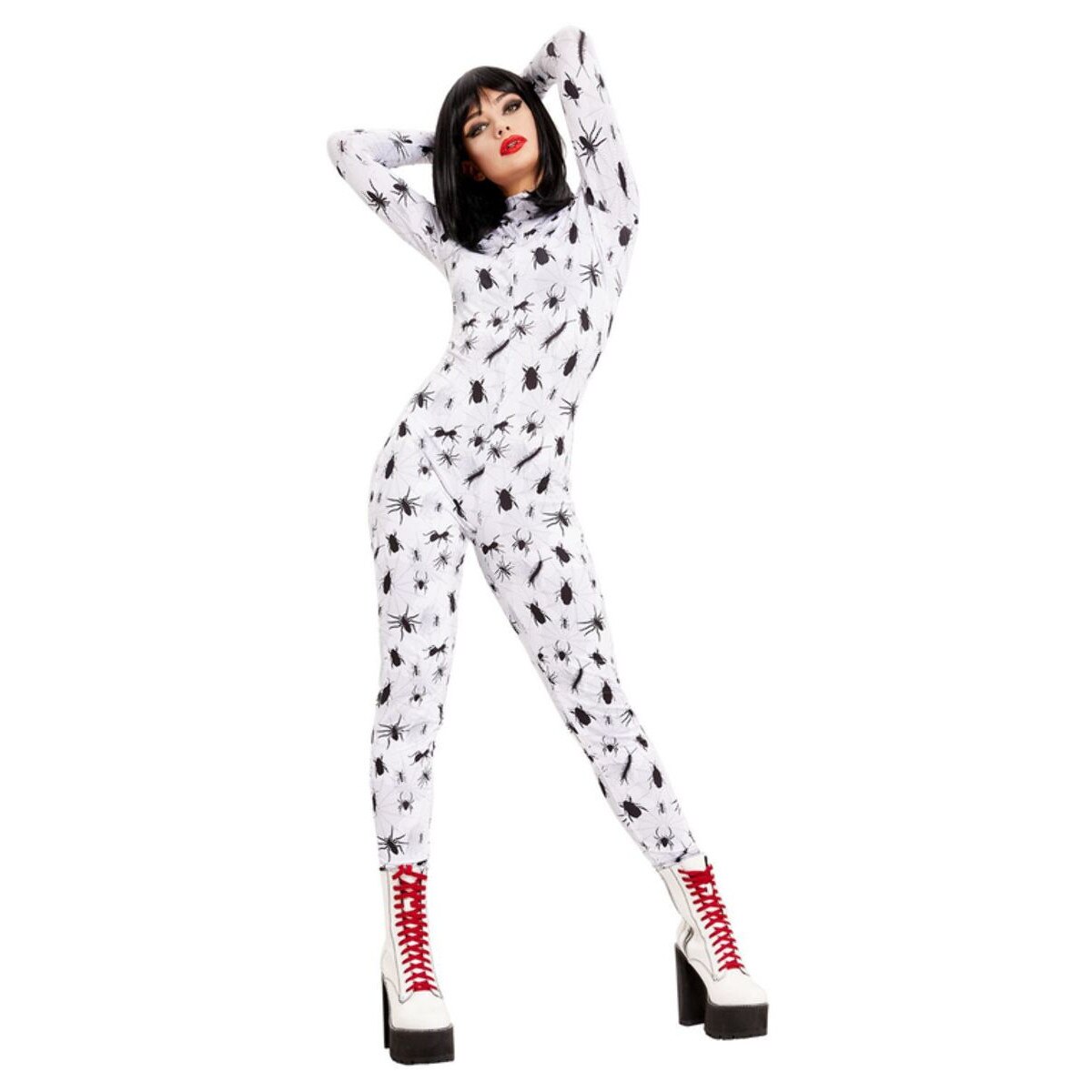 Costum insecte alb negru, M, Smiffy