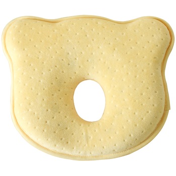 Perna pentru bebelusi impotriva plagiocefaliei din spuma cu memorie, 25 x 22 x 4 cm, Opalcore, Galbena Perna pentru bebelusi impotriva plagiocefaliei din spuma cu memorie, 25 x 22 x 4 cm, Opalcore, Galbena