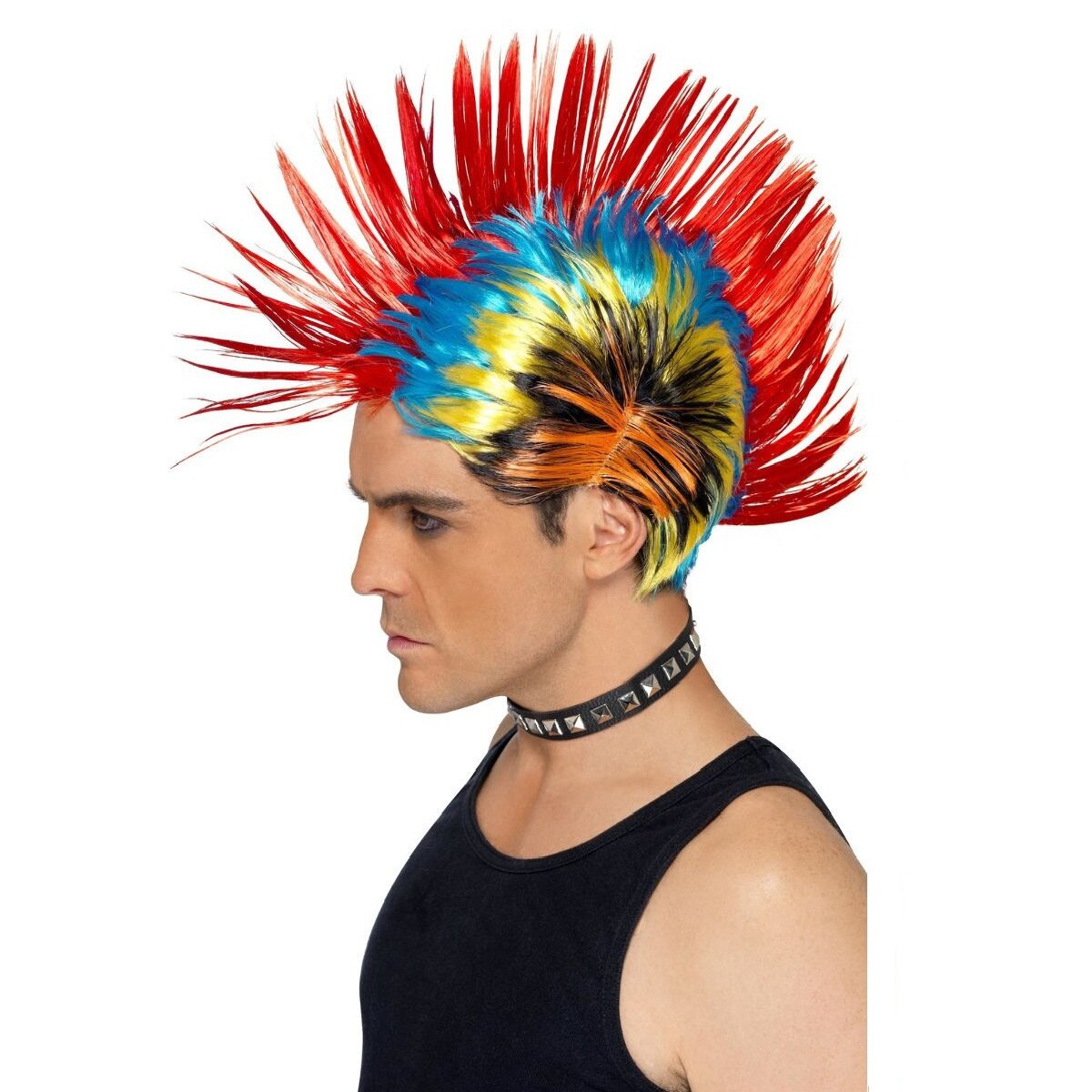 Peruca punk multicolora, Smiffy