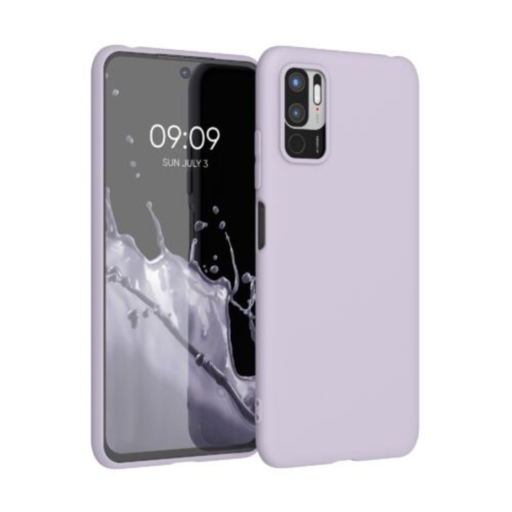 Кейс за Xiaomi Redmi Note 10 5G, Силиконов, Лилав, 54947.108