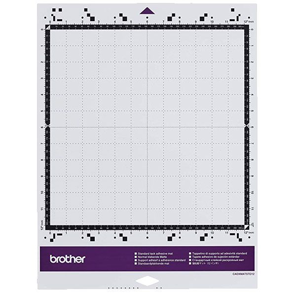 Suport adeziv cu aderenta standard Brother CADXMATSTD12, 30,5 x 30,5 cm, pentru masinile ScanNCut SDX