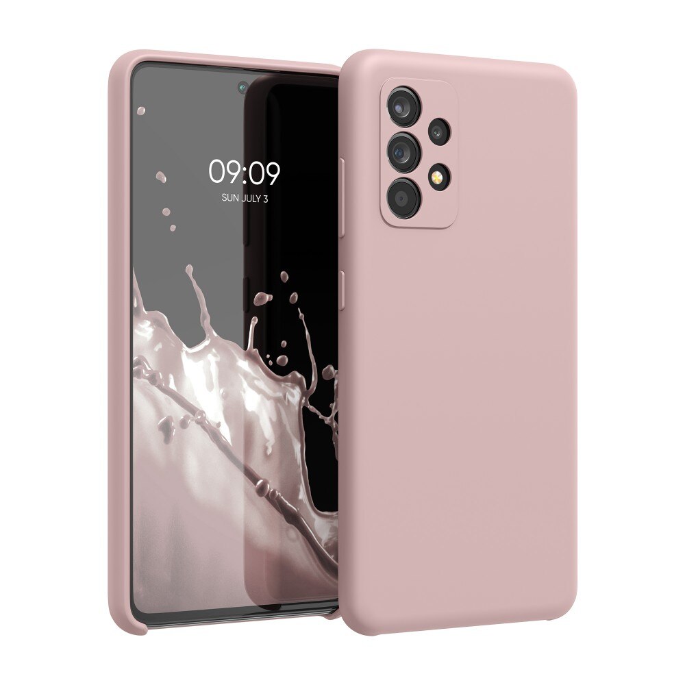 Husa pentru Samsung Galaxy A52 / Galaxy A52 5G / Galaxy A52s 5G, Silicon, Roz, 54347.52