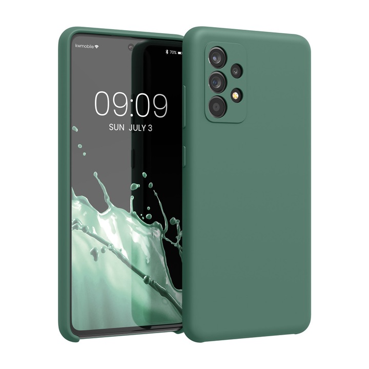 Husa pentru Samsung Galaxy A52/Galaxy A52 5G/Galaxy A52s 5G, Silicon, Verde, 54347.166