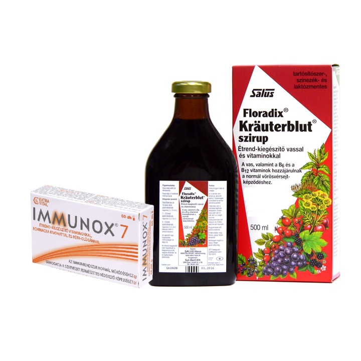 Salus Floradix Krauterblut 500 ml immunerősítő csomag