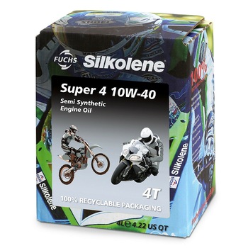 Ulei motor Silkolene Super 4 10W40 4L Cube Ulei motor Silkolene Super 4 10W40 4L Cube