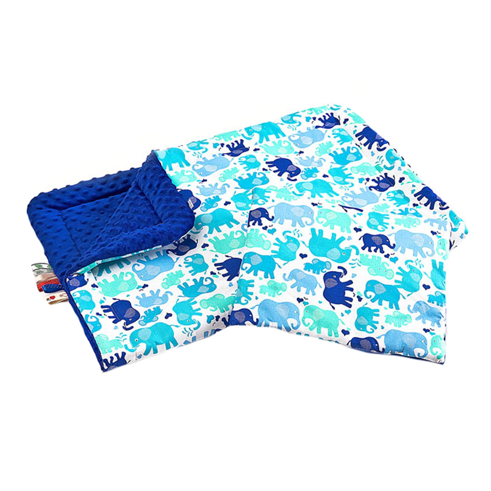 Set lenjerie de pat 2 piese pentru bebelusi Sensillo 75-100M, Multicolor