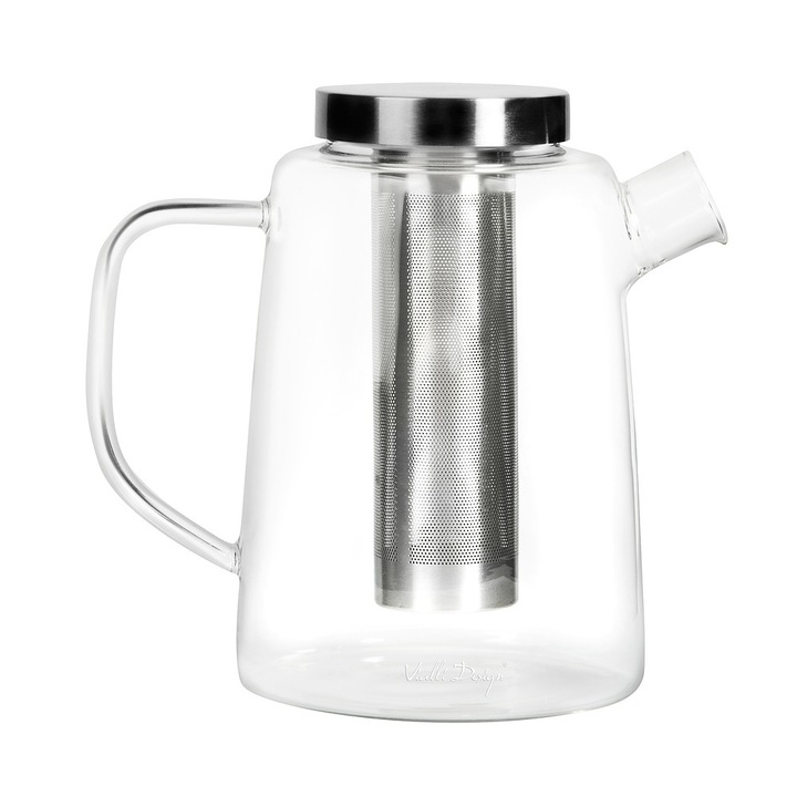 Teáskanna infúzióval VIALLI DESIGN Diva, Üveg, 1,5 l