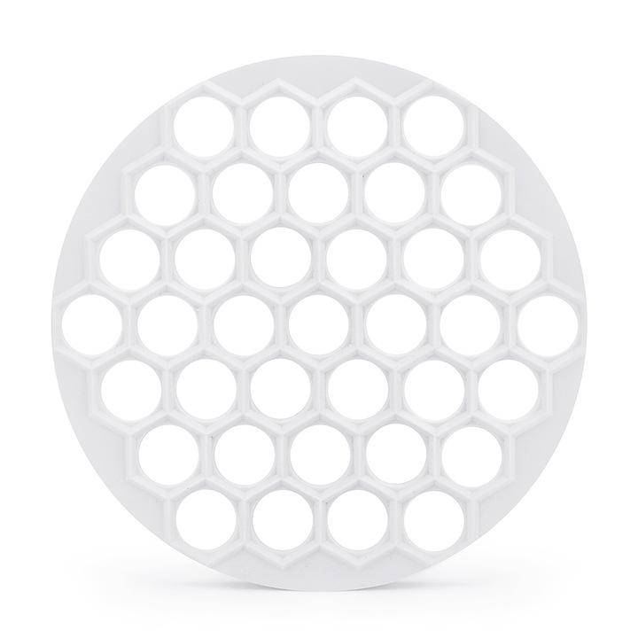 Matrita pentru turta dulce din plastic PRIMPOL GNOCCHI, Alb