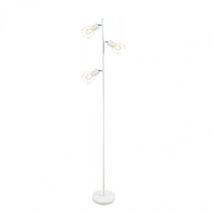 Лампион Lightex LORENA, 3xE14, 340x230x1520mm, Бял