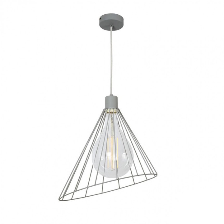 Пендел Lightex SILVIA, 1xE27, 380x1200mm, Сив