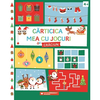 Carticica mea cu jocuri de Craciun. 4 ani+, Ballon Media Carticica mea cu jocuri de Craciun. 4 ani+, Ballon Media