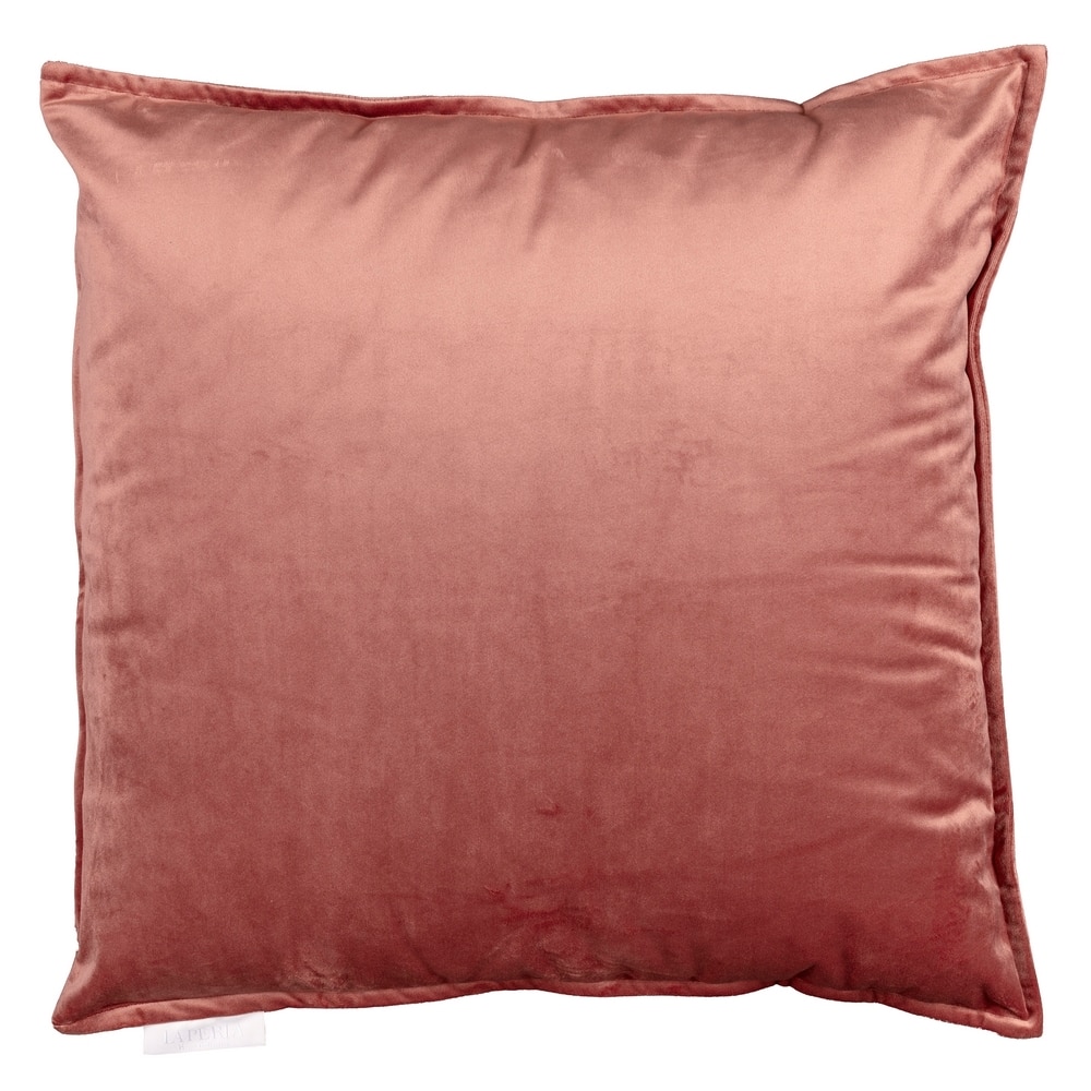 Perna de decor Fascino Velluto, Fazzini Home 50x50, culoarea corallo