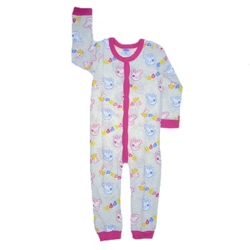 Pijama tip salopeta pentru fete E Plus M Peppa Pig 354208, Gri 66036 Pijama tip salopeta pentru fete E Plus M Peppa Pig 354208, Gri 66036