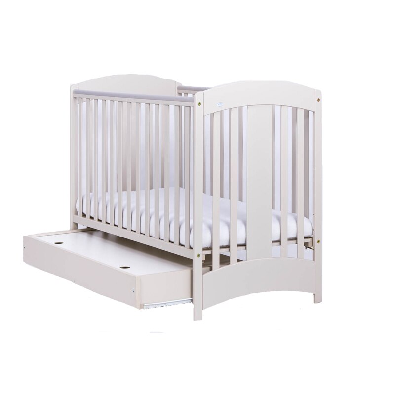 Patut din lemn cu sertar 60 x 120 cm Drewex Natalia NTL1L, Alb