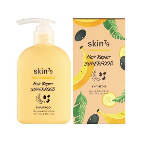 Set Sampon de par, Skin79, Banana & Black Bean, 3 bucati, 230ml