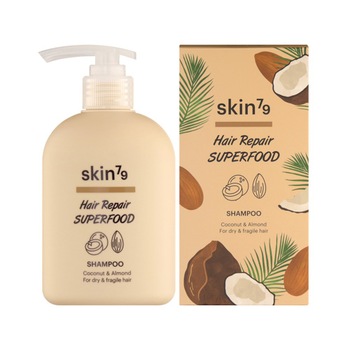Set Sampon de par, Skin79, Coconut & Almond, 3 bucati, 230ml Set Sampon de par, Skin79, Coconut & Almond, 3 bucati, 230ml