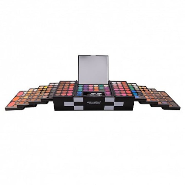 Trusa makeup Hollywood Glam, Miss Rose, Lila Rossa, 148 culori