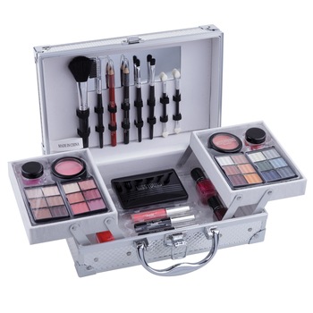 Trusa de farduri profesionala Missyoung, Lila Rossa, carcasa de aluminiu Trusa de farduri profesionala Missyoung, Lila Rossa, carcasa de aluminiu