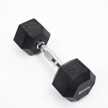 Gantera dumbbell Karemi, hexagon, 5 kg Gantera dumbbell Karemi, hexagon, 5 kg