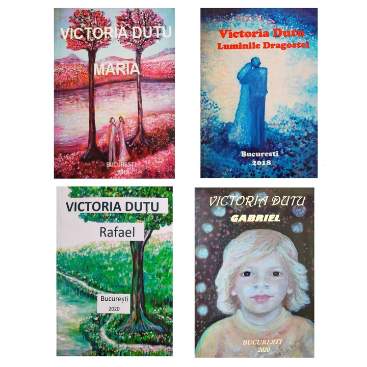 Set cu 4 romane Maria, Gabriel Luminile dragostei, Rafael de Victoria Dutu