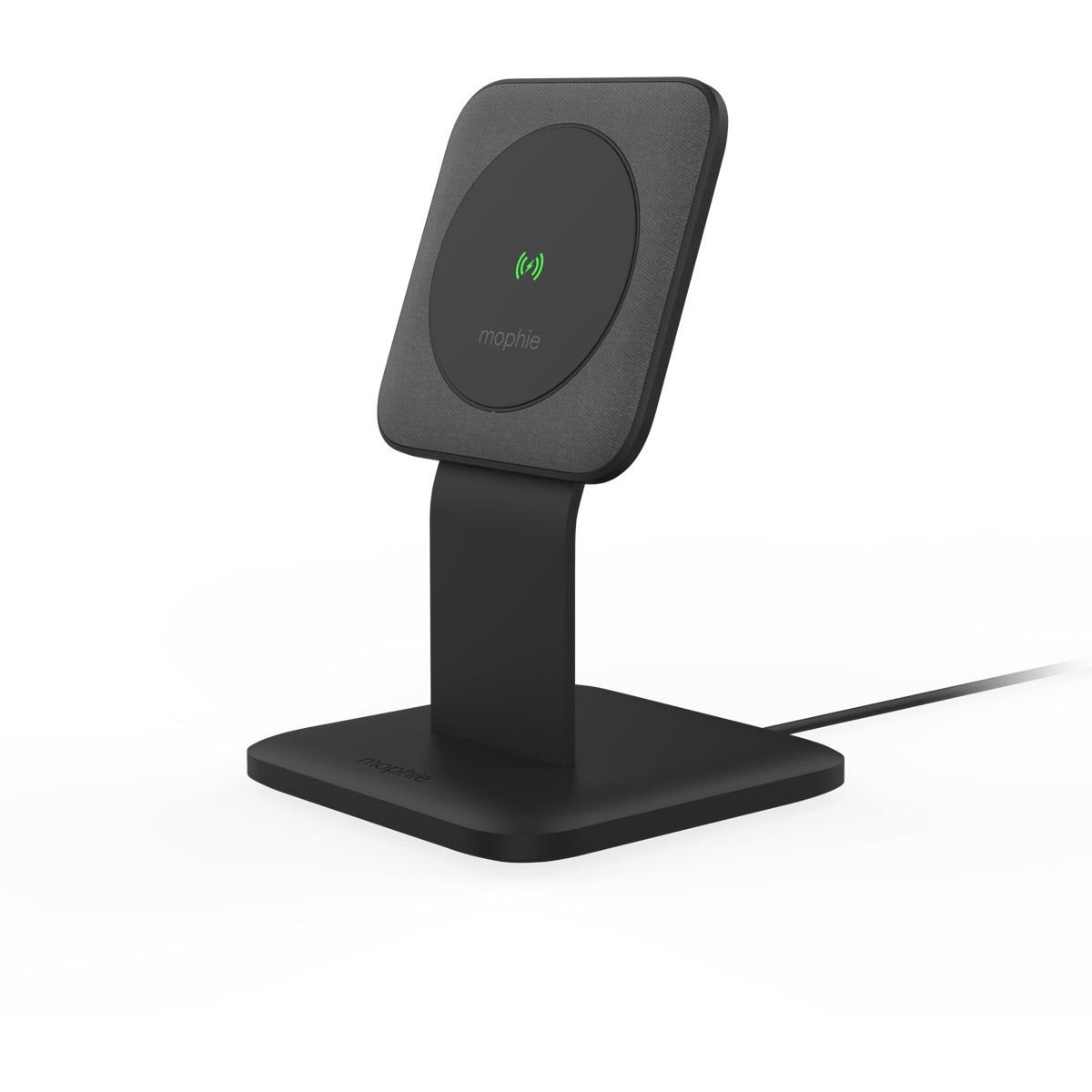 Suport de birou cu incarcare wireless 15W Mophie Snap compatibil MagSafe, negru
