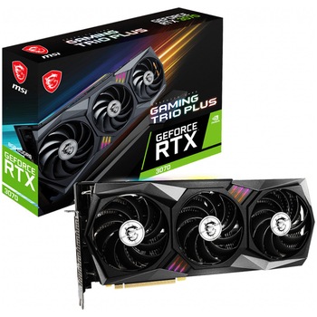 Imagini MSI RTX 3070 GAMING TRIO PLUS 8G LHR - Compara Preturi | 3CHEAPS