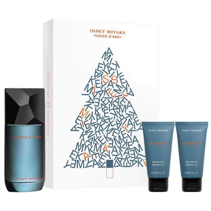 Set L'eau D'Issey pour Homme Fusion, 100 ml Eau de Toilette, 2 x 50 ml Gel de Dus