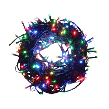 Instalatie de Craciun Multicolor Tip Rola, Liniara, 50 m, ghirlanda lunga RGB, Utilizare Exterior-Interior ,Selling Depot Instalatie de Craciun Multicolor Tip Rola, Liniara, 50 m, ghirlanda lunga RGB, Utilizare Exterior-Interior ,Selling Depot